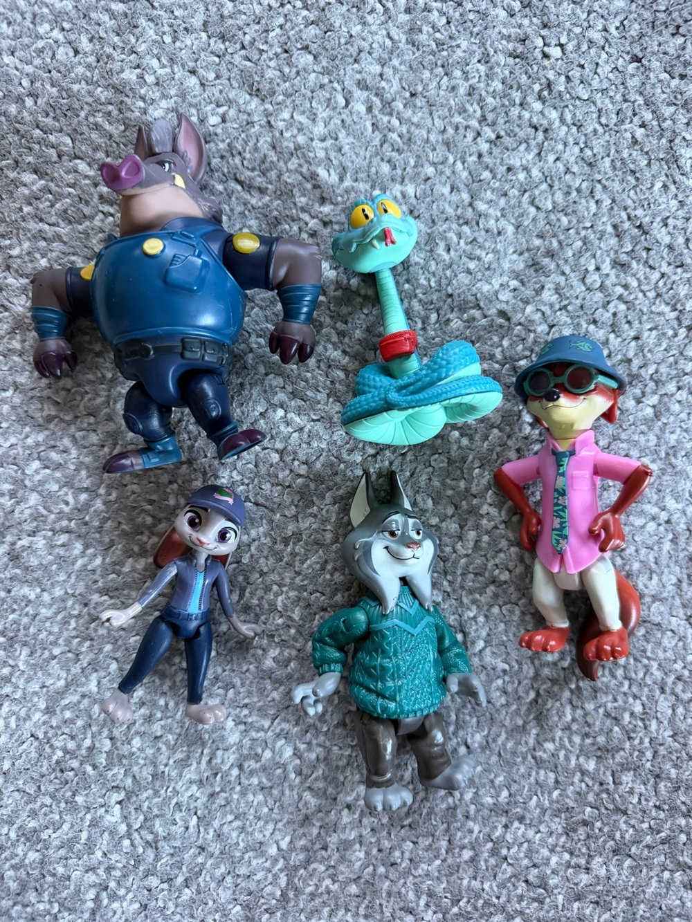 Disney Zootopia Figure Set - Multicolor Kids Toy Characters